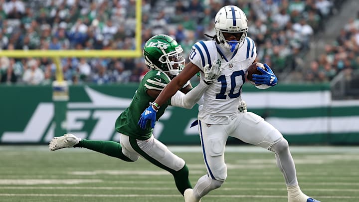 New York Jets wide receiver Adonai Mitchell New York Jets wide receiver Adonai Mitchell