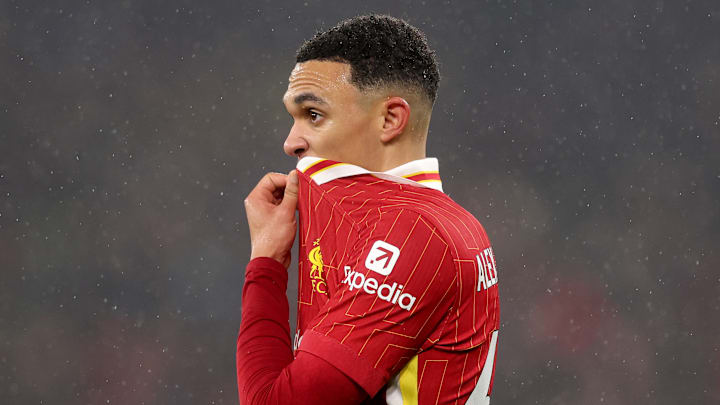 Trent Alexander-Arnold came in for criticism on Sunday Trent Alexander-Arnold came in for criticism on Sunday