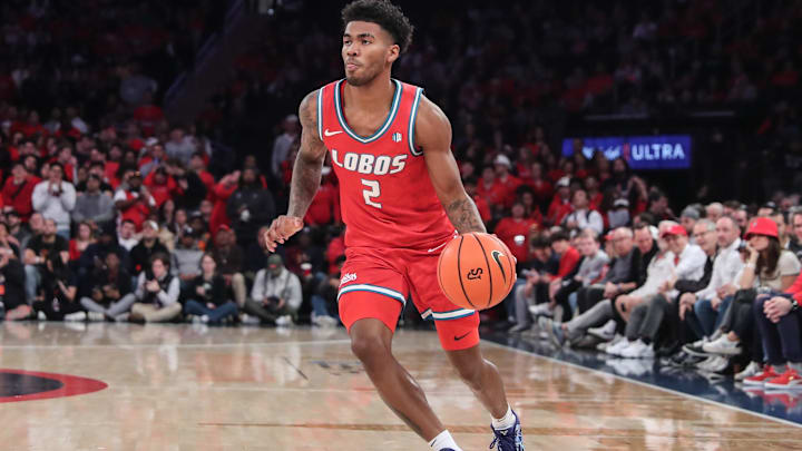 New Mexico Lobos guard Donovan Dent.