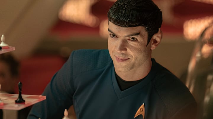 Ethan Peck as Spock in season 3, Episode 10 of Strange New Worlds. Photo Credit: Marni Grossman/Paramount+