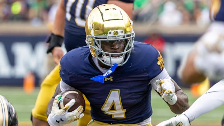 Notre Dame Fighting Irish running back Jeremiyah Love projects to be a top-10 pick in the 2026 NFL Draft. Notre Dame Fighting Irish running back Jeremiyah Love projects to be a top-10 pick in the 2026 NFL Draft.