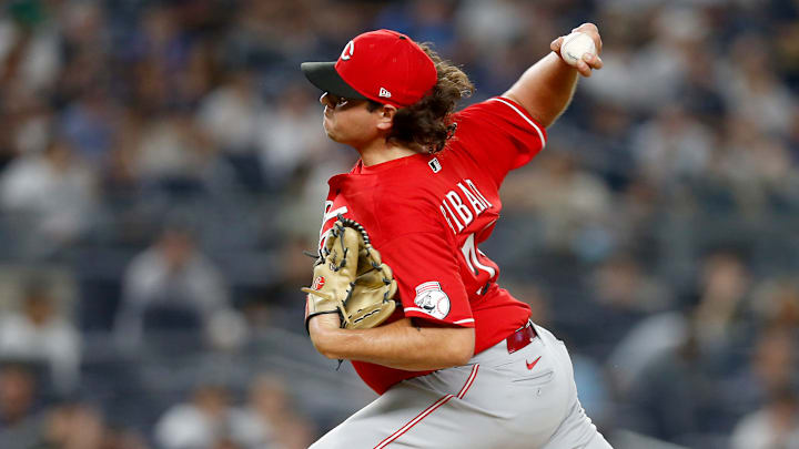 Cincinnati Reds pitcher Ian Gibaut.