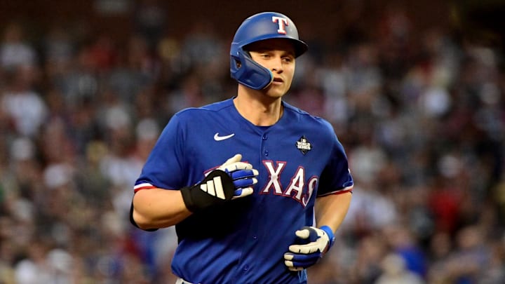 Oct 30, 2023; Phoenix, Arizona, USA; Texas Rangers shortstop Corey Seager (5)
