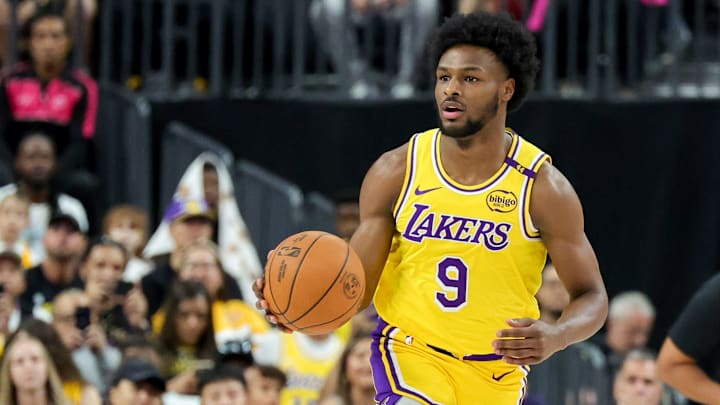 Bronny James no se ha destacado en la pretemporada