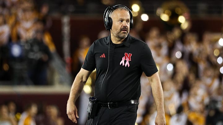 Nebraska Cornhuskers head coach Matt Rhule