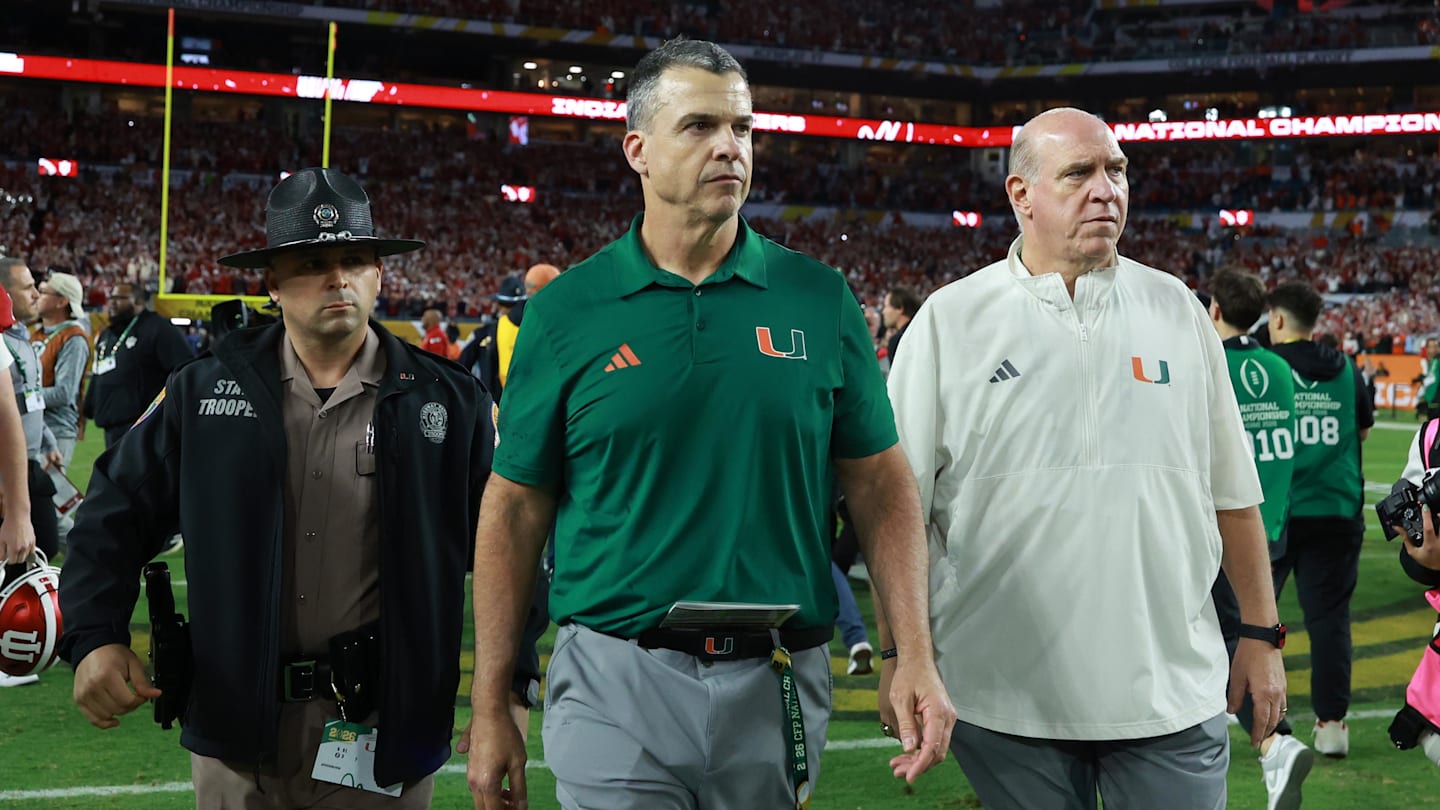 Everything Miami Head Coach Mario Cristobal Said After National Championship Loss to Indiana