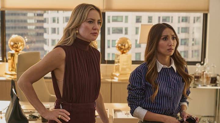 RUNNING POINT SEASON 2. (L to R) Kate Hudson as Isla Gordon and Brenda Song as Ali in Episode 209 of Running Point