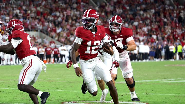 Alabama Crimson Tide quarterback Keelon Russell.