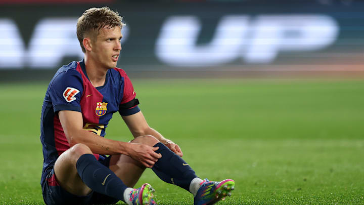 Dani Olmo, milieu de terrain du FC Barcelone.