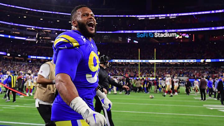 Los Angeles Rams defensive end Aaron Donald.