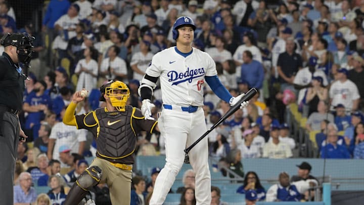 Shohei Ohtani at bat. 