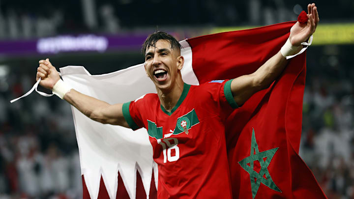 Le Maroc a réalisé l'exploit contre le Portugal (1-0). Le Maroc a réalisé l'exploit contre le Portugal (1-0).