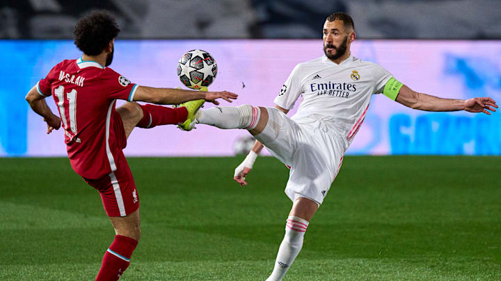 Salah y Benzema se enfrentaron en la final de la Champions 2018