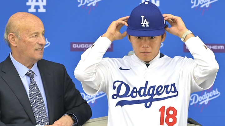 Dec 27, 2023; Los Angeles, CA, USA;  Stan Kasten President and CEO of the Los Angeles Dodgers looks