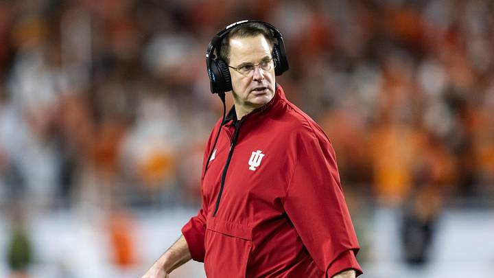 Jan 19, 2026; Miami Gardens, FL, USA; Indiana Hoosiers head coach Curt Cignetti against the Miami Hurricanes in the College Football Playoff National Championship game at Hard Rock Stadium. Mandatory Credit: Mark J. Rebilas-Imagn Images Jan 19, 2026; Miami Gardens, FL, USA; Indiana Hoosiers head coach Curt Cignetti against the Miami Hurricanes in the College Football Playoff National Championship game at Hard Rock Stadium. Mandatory Credit: Mark J. Rebilas-Imagn Images
