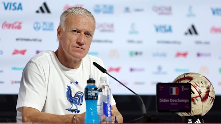 Didier Deschamps en rueda de prensa