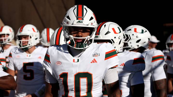 Miami Hurricanes quarterback Darian Mensah
