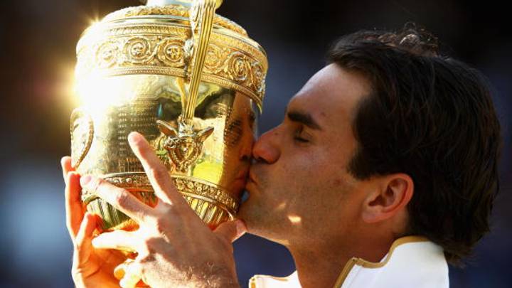 Roger Federer hizo de Wimbledon su escenario predilecto. Roger Federer hizo de Wimbledon su escenario predilecto.