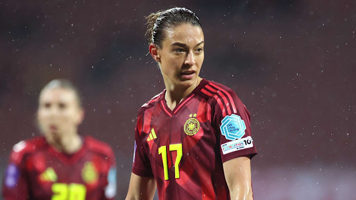 Die Nationalspielerin Felicitas Rauch