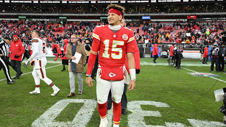 Mahomes left the game early Sunday with an ankle injury