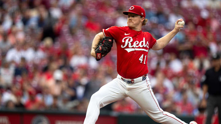 Andrew Abbott and the Reds are home favorites against the Phillies on Monday night.
