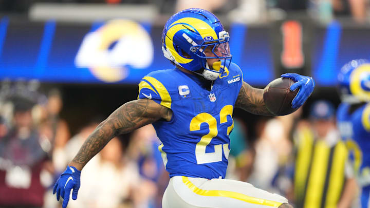 Los Angeles Rams running back Kyren Williams is a solid prop target on Monday.