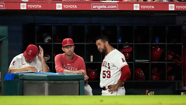 San Francisco Giants v Los Angeles Angels