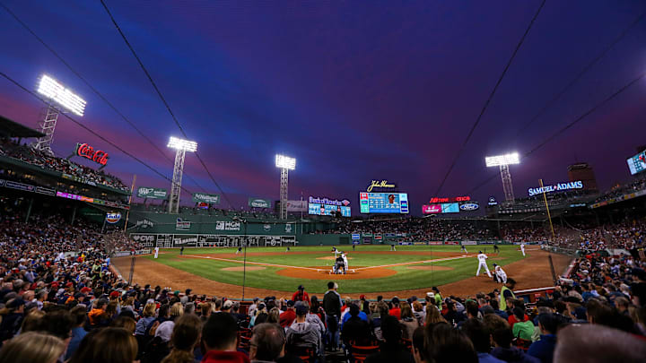 Sep 5, 2019; Boston, MA, USA; A general view of the sunset at Fenway Park during the game between the Boston Red Sox and the Minnesota Twins. Mandatory Credit: Paul Rutherford-Imagn Images Sep 5, 2019; Boston, MA, USA; A general view of the sunset at Fenway Park during the game between the Boston Red Sox and the Minnesota Twins. Mandatory Credit: Paul Rutherford-Imagn Images