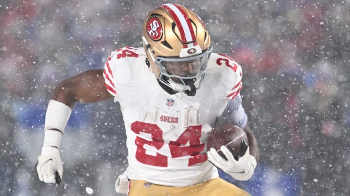 San Francisco 49ers running back Jordan Mason.