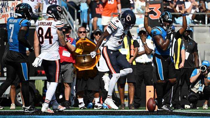 Jahdae Walker celebrates after scoring a touchdown against Carolina in the season opener. Jahdae Walker celebrates after scoring a touchdown against Carolina in the season opener.