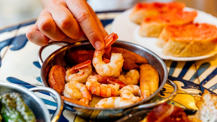 Frozen shrimp could be radioactive.