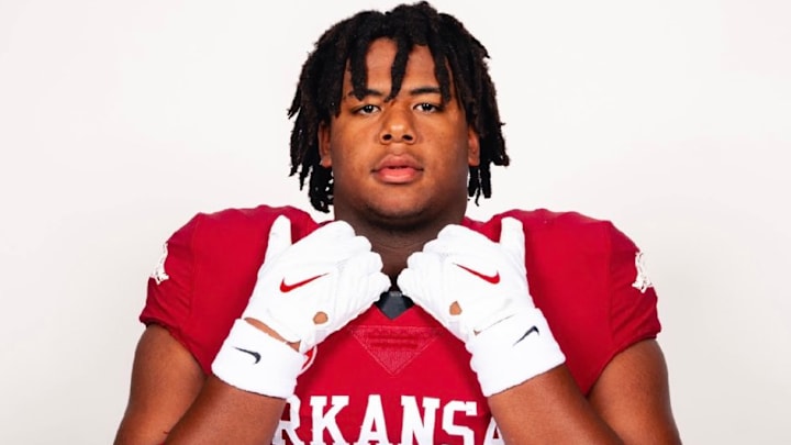 Former Arkansas Razorbacks commit Cam McGee during his official visit. Former Arkansas Razorbacks commit Cam McGee during his official visit.