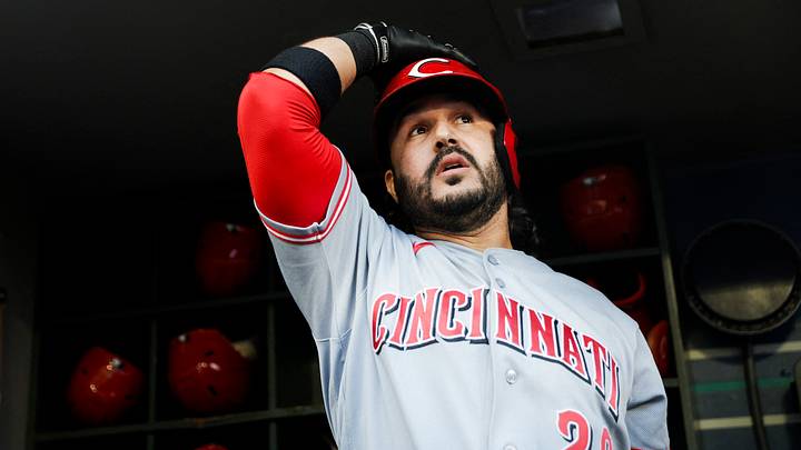 Cincinnati Reds designated hitter Eugenio Suarez Cincinnati Reds designated hitter Eugenio Suarez
