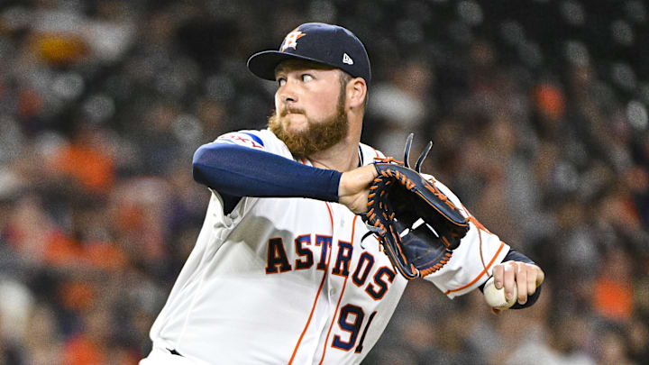 Houston Astros pitcher Matt Gage