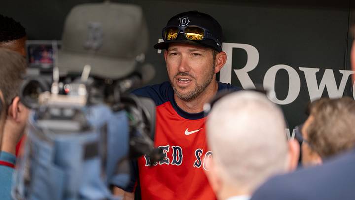 Sep 4, 2026; Baltimore, Maryland, USA; Boston Red Sox interim manager Chad Tracy takes questions from reporters before the game against the Baltimore Orioles at Oriole Park at Camden Yards. Mandatory Credit: Jamie LeBlanc-Imagn Images Sep 4, 2026; Baltimore, Maryland, USA; Boston Red Sox interim manager Chad Tracy takes questions from reporters before the game against the Baltimore Orioles at Oriole Park at Camden Yards. Mandatory Credit: Jamie LeBlanc-Imagn Images