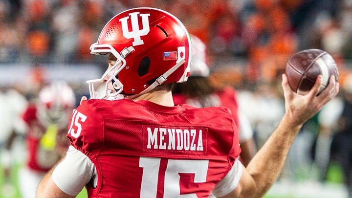 Despite a 15-0 season, a CFP title, and a Heisman Trophy, it may not be a perfect season for Fernando Mendoza-- at least in terms of his NFL Draft stock. Despite a 15-0 season, a CFP title, and a Heisman Trophy, it may not be a perfect season for Fernando Mendoza-- at least in terms of his NFL Draft stock.