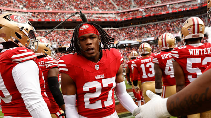 San Francisco 49ers safety Ji'Ayir Brown (27)