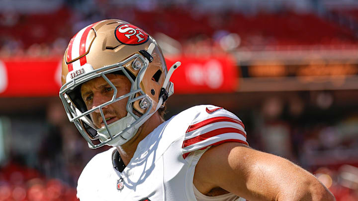 San Francisco 49ers tight end Jake Tonges (88) San Francisco 49ers tight end Jake Tonges (88)