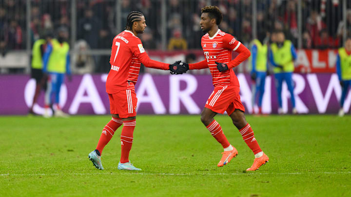 Coman und Gnabry liefern sich einen Konkurrenzkampf Coman und Gnabry liefern sich einen Konkurrenzkampf