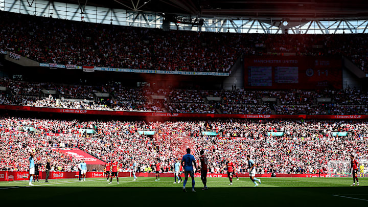Man City won the FA Cup final 2-1 Man City won the FA Cup final 2-1