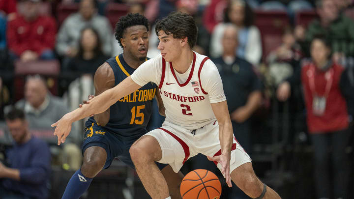 Andrej Stojakovic drives against Cal's Jalen Cone