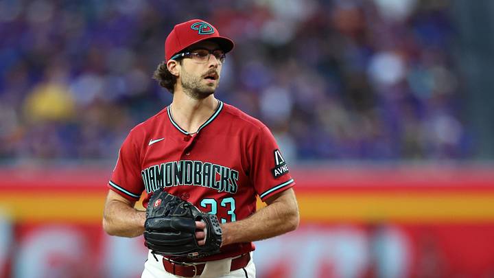 May 23, 2026; Phoenix, Arizona, USA; Arizona Diamondbacks pitcher Zac Gallen (23) prepares to pitch against the Colorado Rockies during the first inning at Chase Field. Mandatory Credit: Anna Carrington-Imagn Images May 23, 2026; Phoenix, Arizona, USA; Arizona Diamondbacks pitcher Zac Gallen (23) prepares to pitch against the Colorado Rockies during the first inning at Chase Field. Mandatory Credit: Anna Carrington-Imagn Images