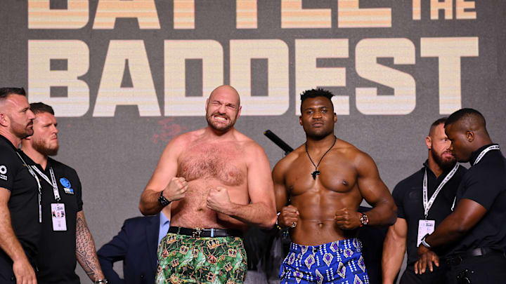 Tyson Fury and France Ngannou