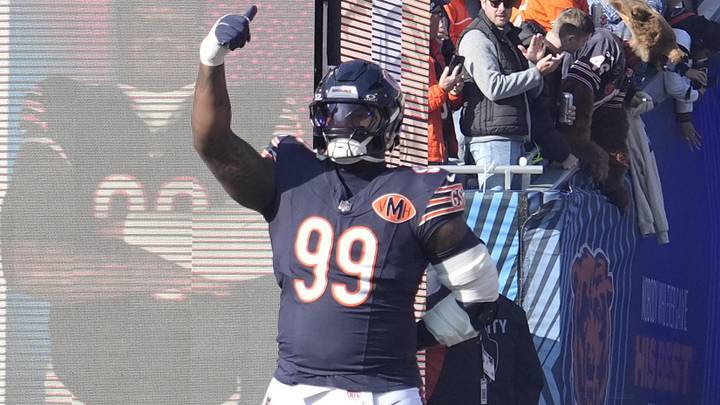 Chicago Bears defensive tackle Gervon Dexter Sr. Chicago Bears defensive tackle Gervon Dexter Sr.