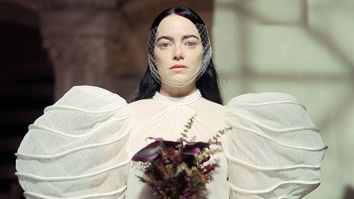 Emma Stone in POOR THINGS. Photo by Yorgos Lanthimos Emma Stone in POOR THINGS. Photo by Yorgos Lanthimos
