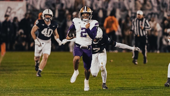 Demond Williams Jr. got loose on a 43-yard run against Penn State.