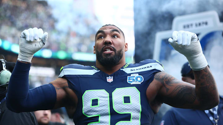 Seattle Seahawks defensive end Leonard Williams (99)