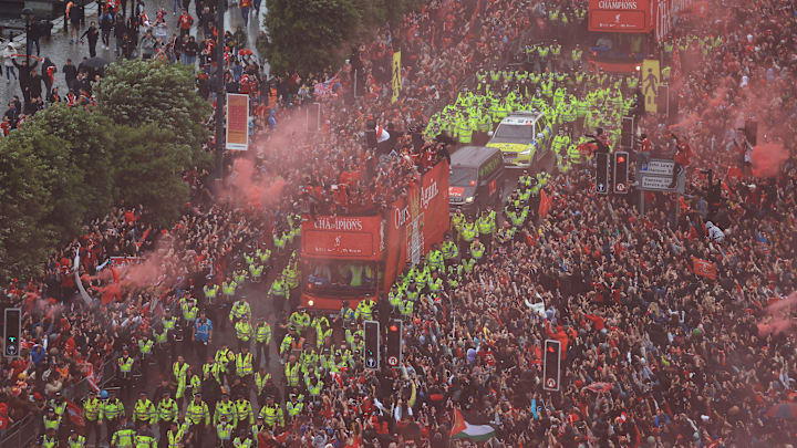 Die Parade des FC Liverpool