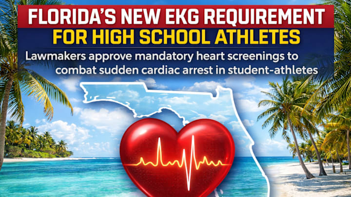 New EKG screening requirements, aimed at preventing sudden cardiac arrest, have been adopted by the FHSAA for Florida high school athletes