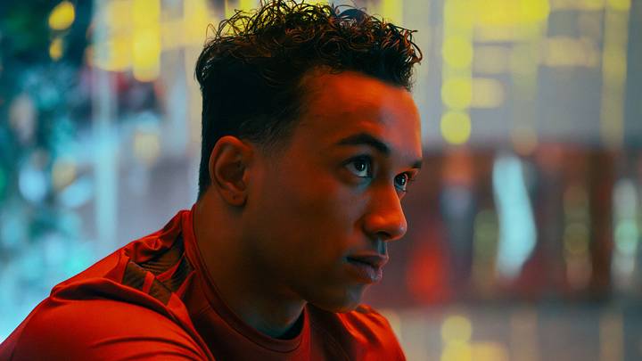 Sandro Rosta as Caleb in season 1, episode 8, of Star Trek: Starfleet Academy streaming on Paramount+. Photo Credit: Michael Gibson/Paramount+